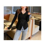 Vネック チュニックニット レディース | ミスウェディー | 詳細画像7