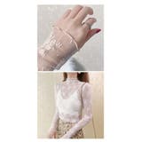 シアートップス 長袖 透け感 UVカット | ミスウェディー | 詳細画像4 