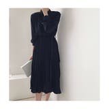 プリーツワンピース シャツワンピース 長袖 レディース | ミスウェディー | 詳細画像14 