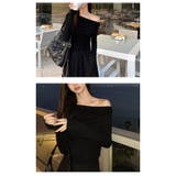 ワンショルダー 長袖 Tシャツ | ミスウェディー | 詳細画像10 