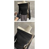 ワンショルダー 長袖 Tシャツ | ミスウェディー | 詳細画像12 