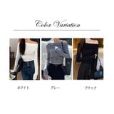 ワンショルダー 長袖 Tシャツ | ミスウェディー | 詳細画像1 