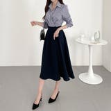 シャツワンピース 長袖 ロング レディース 秋 切り替え | ミスウェディー | 詳細画像10 