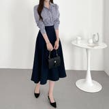 シャツワンピース 長袖 ロング レディース 秋 切り替え | ミスウェディー | 詳細画像12 