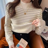 裏起毛 ハイネック リブニット | ミスウェディー | 詳細画像2 