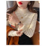 裏起毛 ハイネック リブニット | ミスウェディー | 詳細画像3 