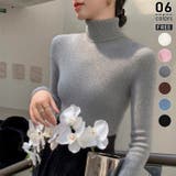 グレー | タートルネック ニット レディース | misweddy