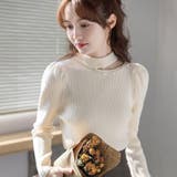 セクシー リブニット オフショルダー 肩開き | ミスウェディー | 詳細画像3 