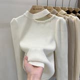 セクシー リブニット オフショルダー 肩開き | ミスウェディー | 詳細画像6 