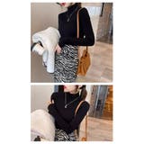 秋冬ニット ストライプ ハイネック | ミスウェディー | 詳細画像8 