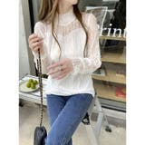 レース トップス 透け感 ブラウス花柄 | ミスウェディー | 詳細画像8