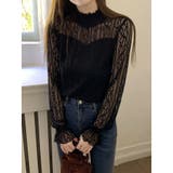 レース トップス 透け感 ブラウス花柄 | ミスウェディー | 詳細画像5