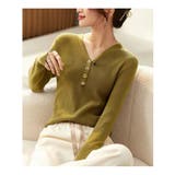 Vネック ニットトップス レディース | ミスウェディー | 詳細画像5 