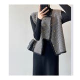 ジレ ベスト レディース ニット 前開き ゆったり 重ね着 オフィス 春秋 | ミスウェディー | 詳細画像6 