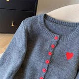 配色ニット レディース ニットカーディガン | ミスウェディー | 詳細画像7 