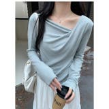 カットソー ニットドレープネック トップス | ミスウェディー | 詳細画像11 