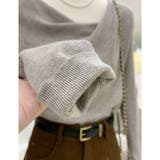 カットソー ニットドレープネック トップス | ミスウェディー | 詳細画像19 