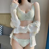 ミントグリーン | セクシーランジェリーセット ノンワイヤー 美胸 | ミスウェディー