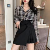 プリーツスカートミニスカート キュロット韓国 スカート | ミスウェディー | 詳細画像4 