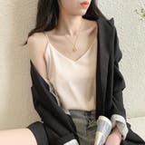 ベージュ | シルク キャミソール インナー | ミスウェディー