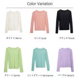 シアートップス シアーインナー クールネック | ミスウェディー | 詳細画像1 