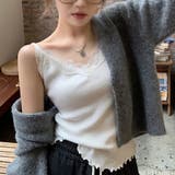 レースキャミソール レースキャミ レースタンクトップ | ミスウェディー | 詳細画像7 