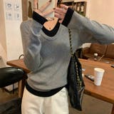 レイヤード ニットトップス 長袖 | ミスウェディー | 詳細画像4 