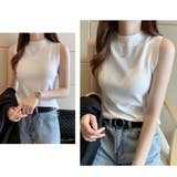 ニットタンクトップ ノースリーブ レディース | ミスウェディー | 詳細画像4 