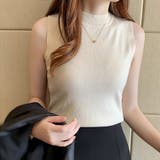 ニットタンクトップ ノースリーブ レディース | ミスウェディー | 詳細画像7 