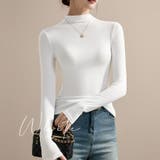 半ハイネック 長袖Tシャツ インナー | ミスウェディー | 詳細画像8 