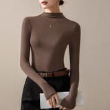 半ハイネック 長袖Tシャツ インナー | ミスウェディー | 詳細画像10 