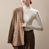 半ハイネック 長袖Tシャツ インナー | ミスウェディー | 詳細画像14 