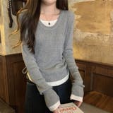 レイヤード リブニット サイドシャーリング | ミスウェディー | 詳細画像13