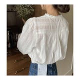 レース フリル ブラウス | ミスウェディー | 詳細画像9 