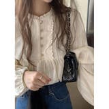 レース フリル ブラウス | ミスウェディー | 詳細画像3 