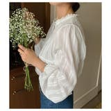 レース フリル ブラウス | ミスウェディー | 詳細画像5 