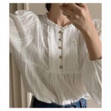 レース フリル ブラウス | ミスウェディー | 詳細画像8 