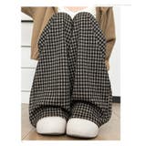 チェック柄 ワイドパンツ レディース | ミスウェディー | 詳細画像13