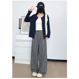 チェック柄 ワイドパンツ レディース | ミスウェディー | 詳細画像14