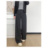 チェック柄 ワイドパンツ レディース | ミスウェディー | 詳細画像7