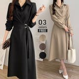 シャツワンピース ロングワンピース ワンピース | ミスウェディー | 詳細画像1