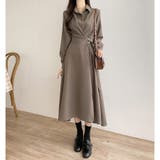 シャツワンピース ロングワンピース ワンピース | ミスウェディー | 詳細画像13