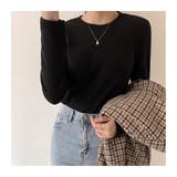 裏起毛 長袖カットソー トップス | ミスウェディー | 詳細画像3