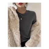 裏起毛 長袖カットソー トップス | ミスウェディー | 詳細画像4