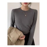 裏起毛 長袖カットソー トップス | ミスウェディー | 詳細画像7