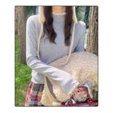 レース切り替え ハイネック リブニット | ミスウェディー | 詳細画像9 