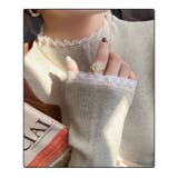 レース切り替え ハイネック リブニット | ミスウェディー | 詳細画像12 