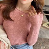 メロースリーブ リブニット カットソー | misweddy | 詳細画像16 