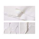 リブニットキャミソール レディース タンクトップ | misweddy | 詳細画像19 