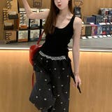 リブニットキャミソール レディース タンクトップ | misweddy | 詳細画像8 